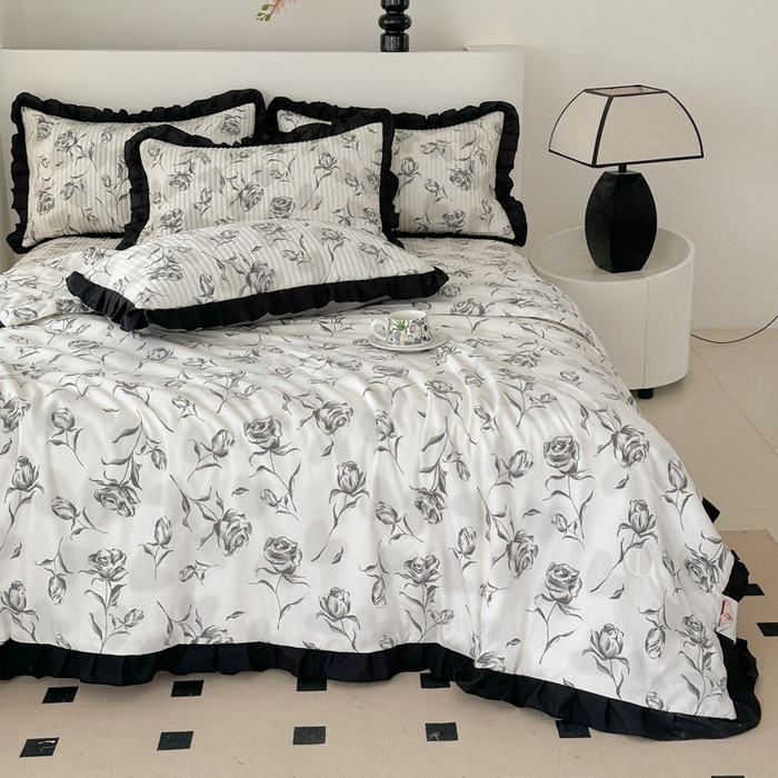 91家纺网 家纺一手货源 找家纺 （总）同田家纺 2025新款A类水洗棉床盖夏被空调被四件套