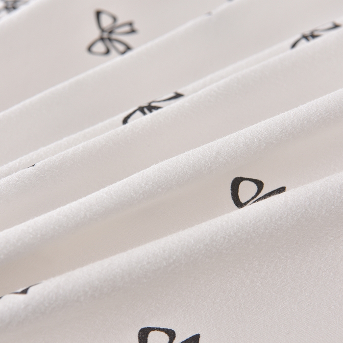 91家纺网 家纺一手货源 找家纺 同田家纺 2025新款A类水洗棉夹棉床盖四件套 小蝴蝶结