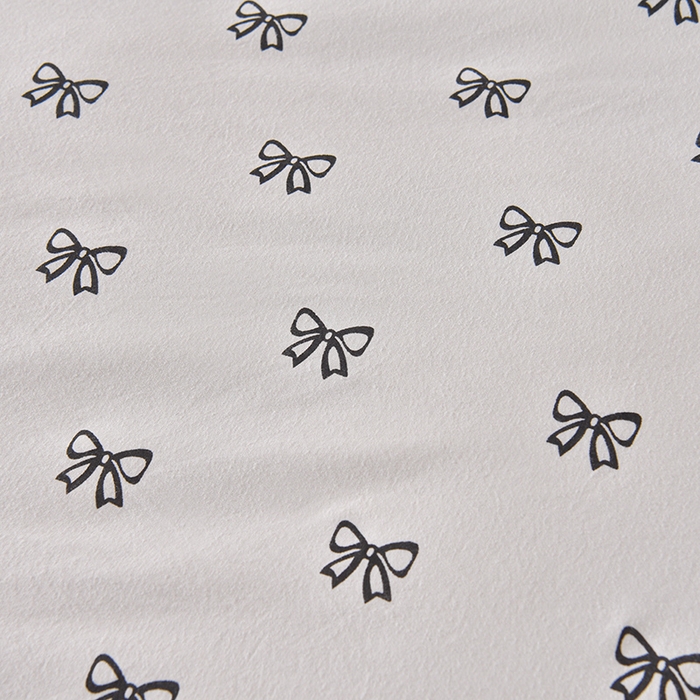 91家纺网 家纺一手货源 找家纺 同田家纺 2025新款A类水洗棉夹棉床盖四件套 小蝴蝶结