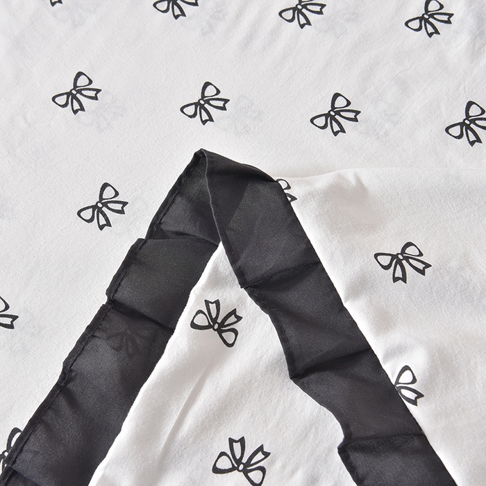 91家纺网 家纺一手货源 找家纺 同田家纺 2025新款A类水洗棉夹棉床盖四件套 小蝴蝶结