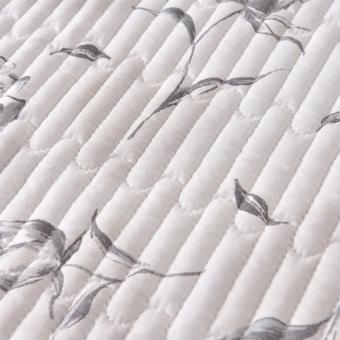 91家纺网 家纺一手货源 找家纺 同田家纺 2025新款A类水洗棉夹棉床盖四件套 玫瑰