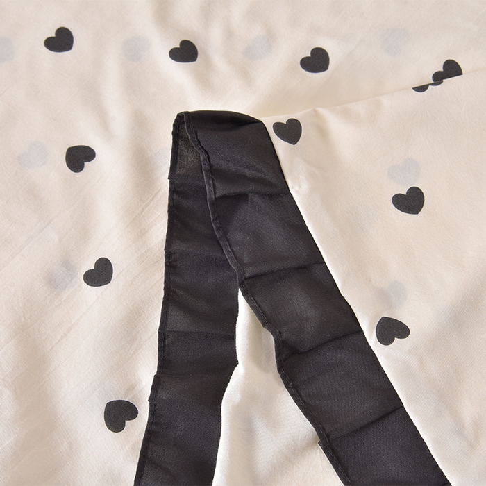 91家纺网 家纺一手货源 找家纺 同田家纺 2025新款A类水洗棉夹棉床盖四件套 小爱心