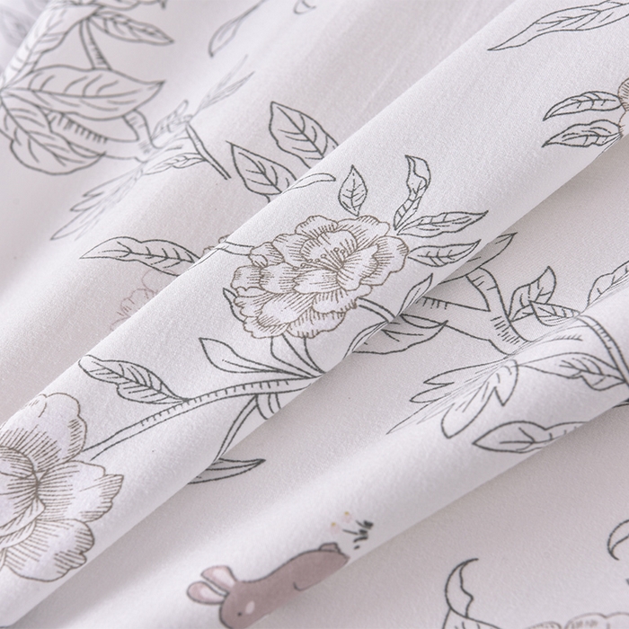 91家纺网 家纺一手货源 找家纺 同田家纺 2025新款A类水洗棉夹棉床盖四件套 线条花