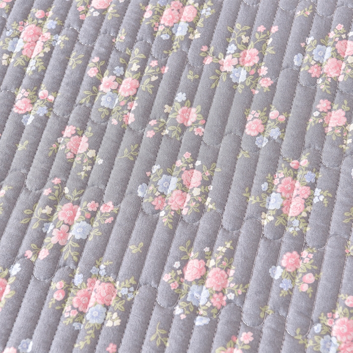 91家纺网 家纺一手货源 找家纺 同田家纺 2025新款A类水洗棉夹棉床盖四件套 繁花