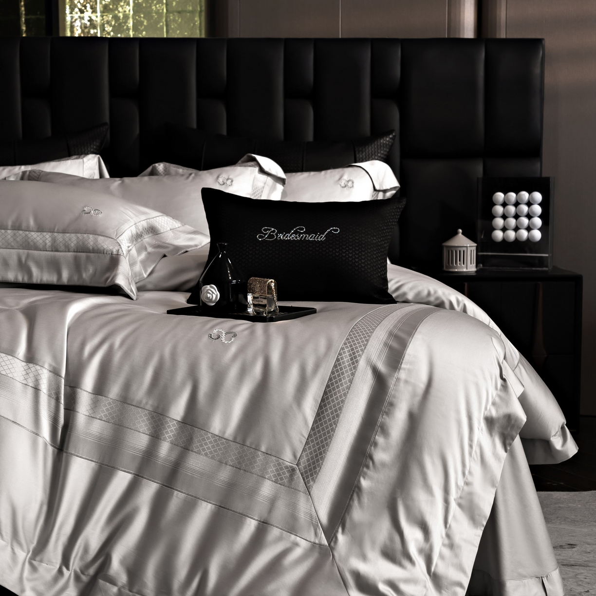 91家纺网 家纺一手货源 找家纺 （总）时亿家居 2025新款天丝棉绣花四件套-臻品系列