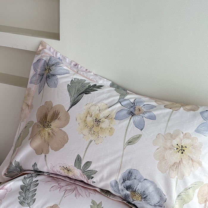 91家纺网 家纺一手货源 找家纺 （总）安逸家纺 13376新款全棉枕套学生纯棉单枕套48x74一对