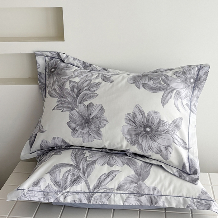 91家纺网 家纺一手货源 找家纺 （总）安逸家纺 13376新款全棉枕套学生纯棉单枕套48x74一对