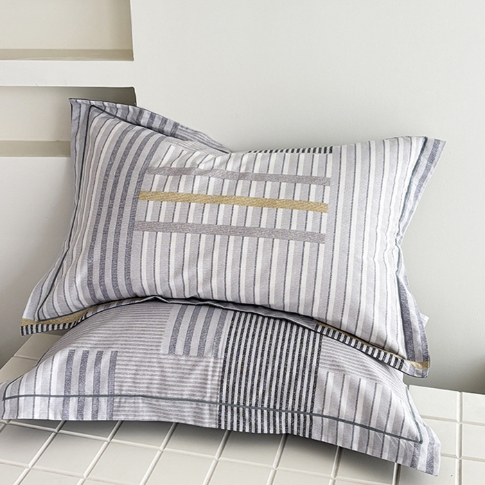 91家纺网 家纺一手货源 找家纺 （总）安逸家纺 13376新款全棉枕套学生纯棉单枕套48x74一对