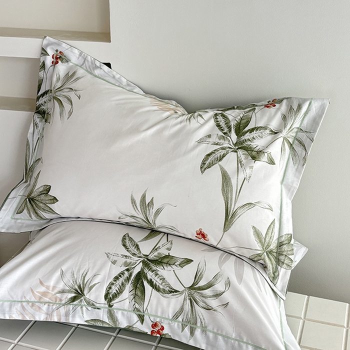 91家纺网 家纺一手货源 找家纺 （总）安逸家纺 13376新款全棉枕套学生纯棉单枕套48x74一对