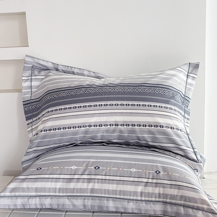 91家纺网 家纺一手货源 找家纺 （总）安逸家纺 13376新款全棉枕套学生纯棉单枕套48x74一对