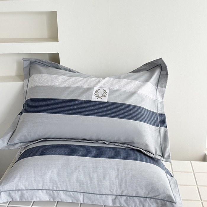 91家纺网 家纺一手货源 找家纺 （总）安逸家纺 13376新款全棉枕套学生纯棉单枕套48x74一对