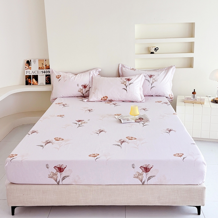 91家纺网 家纺一手货源 找家纺 （总）安逸家纺13376新款全棉床笠床罩学生纯棉单床笠