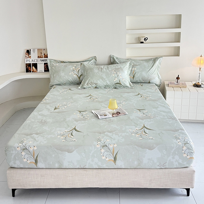 91家纺网 家纺一手货源 找家纺 （总）安逸家纺13376新款全棉床笠床罩学生纯棉单床笠