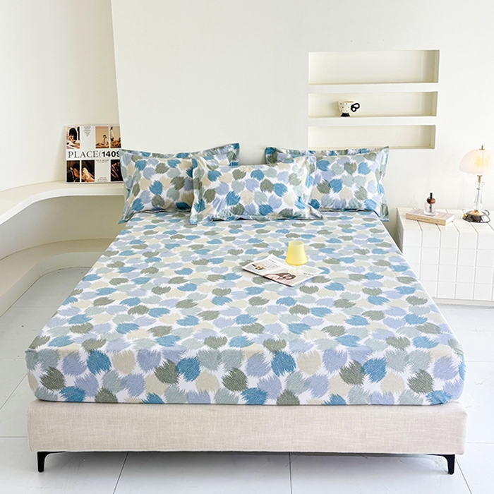 91家纺网 家纺一手货源 找家纺 （总）安逸家纺13376新款全棉床笠床罩学生纯棉单床笠