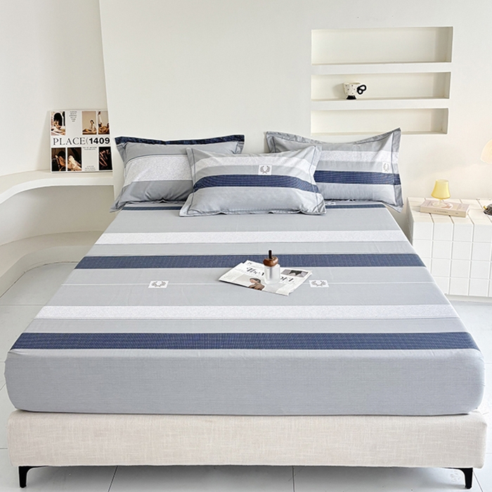 91家纺网 家纺一手货源 找家纺 （总）安逸家纺13376新款全棉床笠床罩学生纯棉单床笠