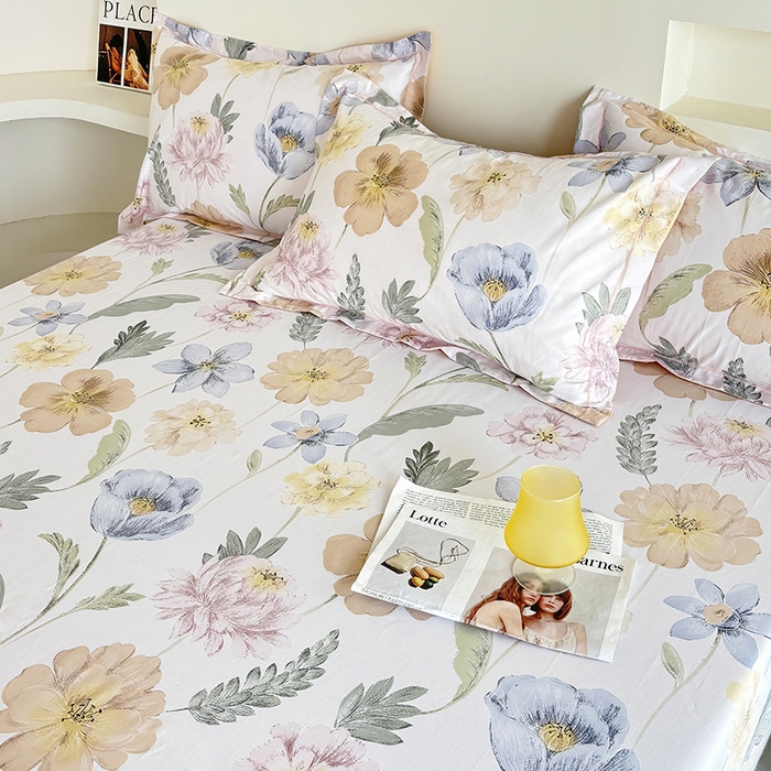 91家纺网 家纺一手货源 找家纺 （总）安逸家纺 13376 新款全棉床单学生宿舍纯棉单床单