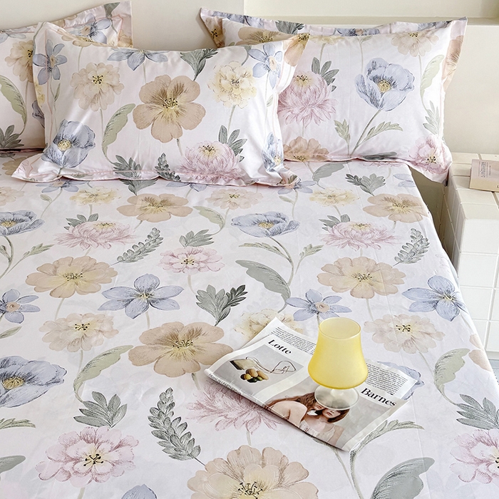 91家纺网 家纺一手货源 找家纺 （总）安逸家纺 13376 新款全棉床单学生宿舍纯棉单床单