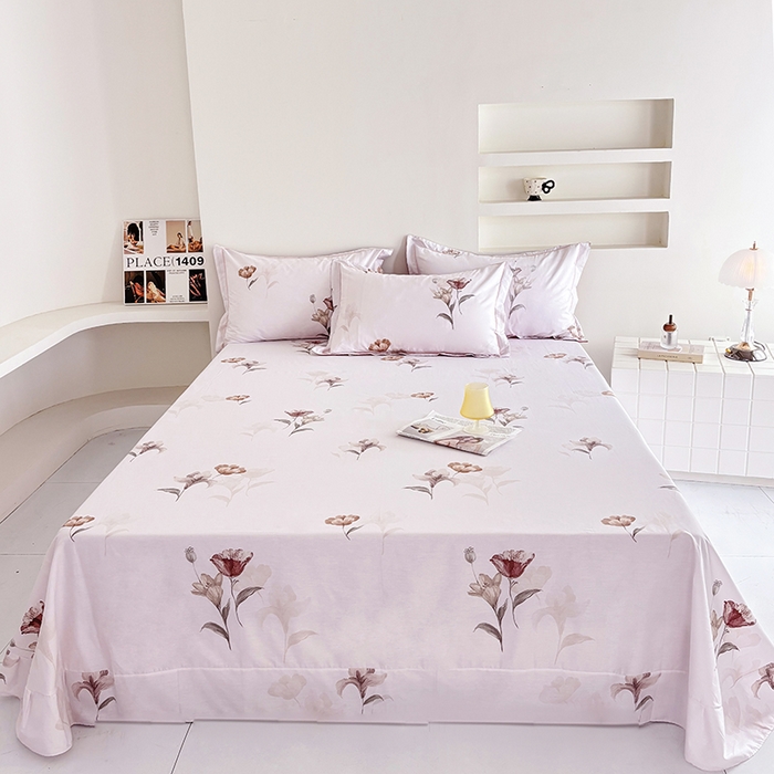 91家纺网 家纺一手货源 找家纺 （总）安逸家纺 13376 新款全棉床单学生宿舍纯棉单床单