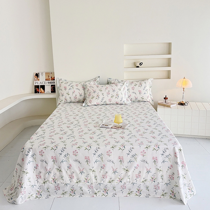 91家纺网 家纺一手货源 找家纺 （总）安逸家纺 13376 新款全棉床单学生宿舍纯棉单床单