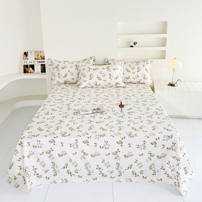 91家纺网 家纺一手货源 找家纺 （总）安逸家纺 13376 新款全棉床单学生宿舍纯棉单床单