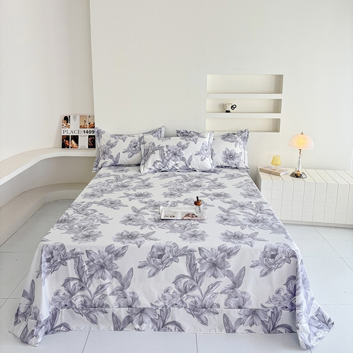 91家纺网 家纺一手货源 找家纺 （总）安逸家纺 13376 新款全棉床单学生宿舍纯棉单床单