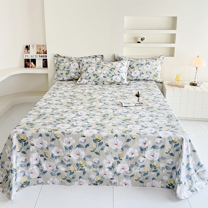 91家纺网 家纺一手货源 找家纺 （总）安逸家纺 13376 新款全棉床单学生宿舍纯棉单床单