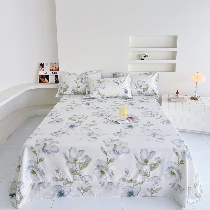 91家纺网 家纺一手货源 找家纺 （总）安逸家纺 13376 新款全棉床单学生宿舍纯棉单床单