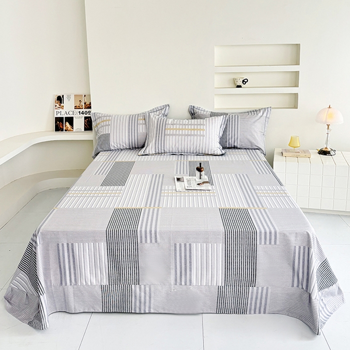 91家纺网 家纺一手货源 找家纺 （总）安逸家纺 13376 新款全棉床单学生宿舍纯棉单床单