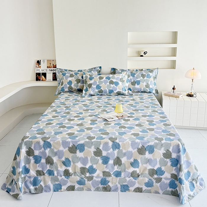 91家纺网 家纺一手货源 找家纺 （总）安逸家纺 13376 新款全棉床单学生宿舍纯棉单床单