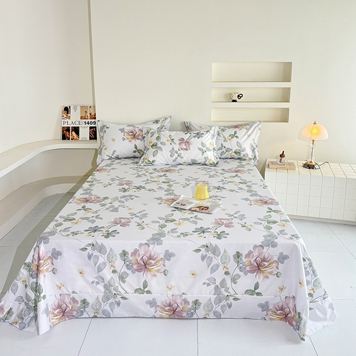 91家纺网 家纺一手货源 找家纺 （总）安逸家纺 13376 新款全棉床单学生宿舍纯棉单床单