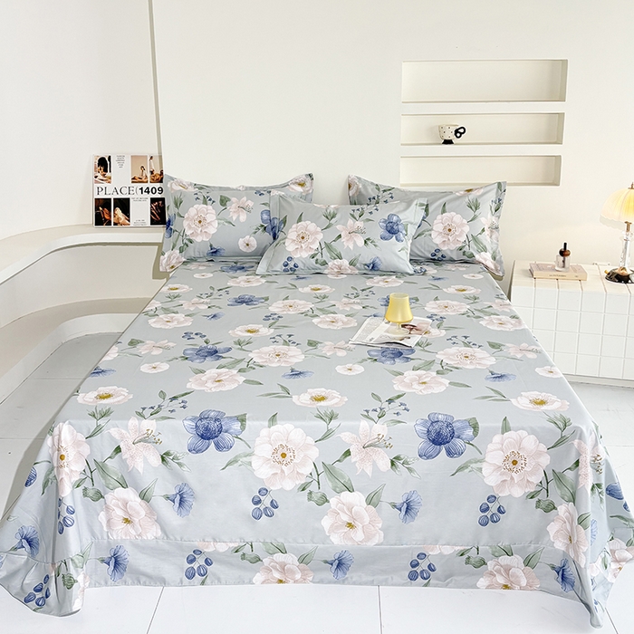 91家纺网 家纺一手货源 找家纺 （总）安逸家纺 13376 新款全棉床单学生宿舍纯棉单床单