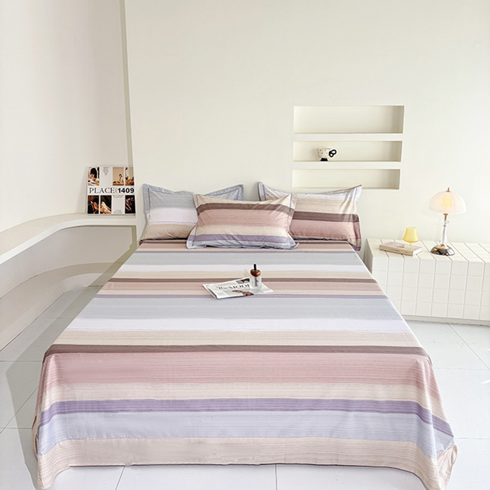 91家纺网 家纺一手货源 找家纺 （总）安逸家纺 13376 新款全棉床单学生宿舍纯棉单床单