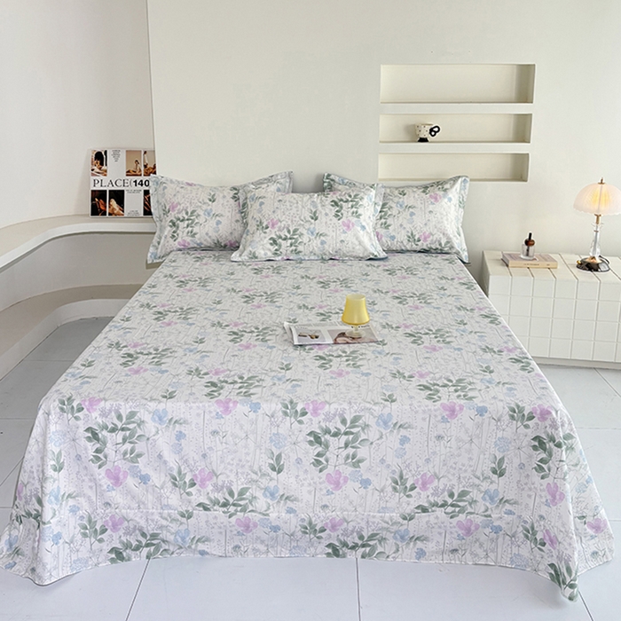 91家纺网 家纺一手货源 找家纺 （总）安逸家纺 13376 新款全棉床单学生宿舍纯棉单床单