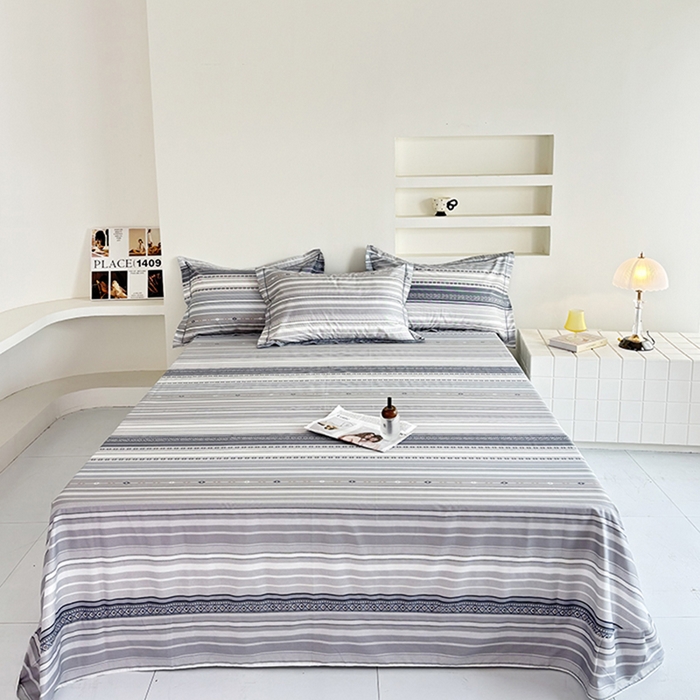 91家纺网 家纺一手货源 找家纺 （总）安逸家纺 13376 新款全棉床单学生宿舍纯棉单床单