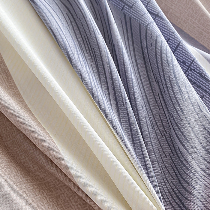 91家纺网 家纺一手货源 找家纺 天之爱 2025新款全棉印花单枕套 布兰卡-灰