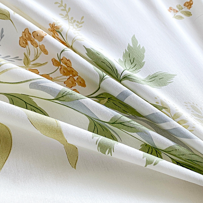 91家纺网 家纺一手货源 找家纺 天之爱 2025新款全棉印花单枕套 春意绵绵