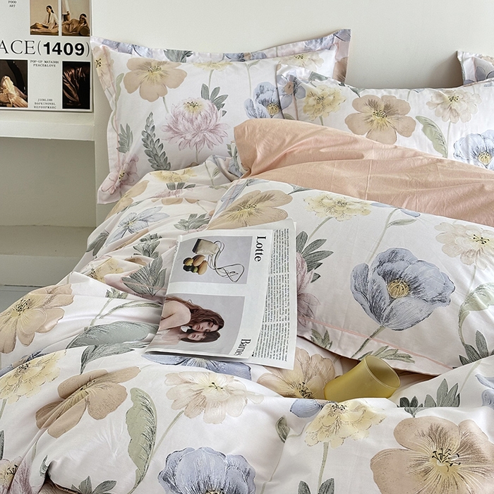 91家纺网 家纺一手货源 找家纺 （总）安逸家纺 13376 新款全棉床单四件套学生宿舍纯棉床单款三件套