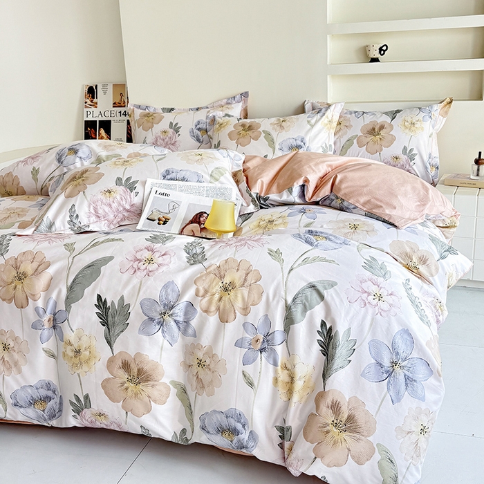 91家纺网 家纺一手货源 找家纺 （总）安逸家纺 13376 新款全棉床单四件套学生宿舍纯棉床单款三件套