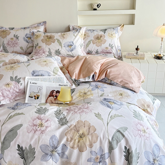 91家纺网 家纺一手货源 找家纺 （总）安逸家纺 13376 新款全棉床单四件套学生宿舍纯棉床单款三件套