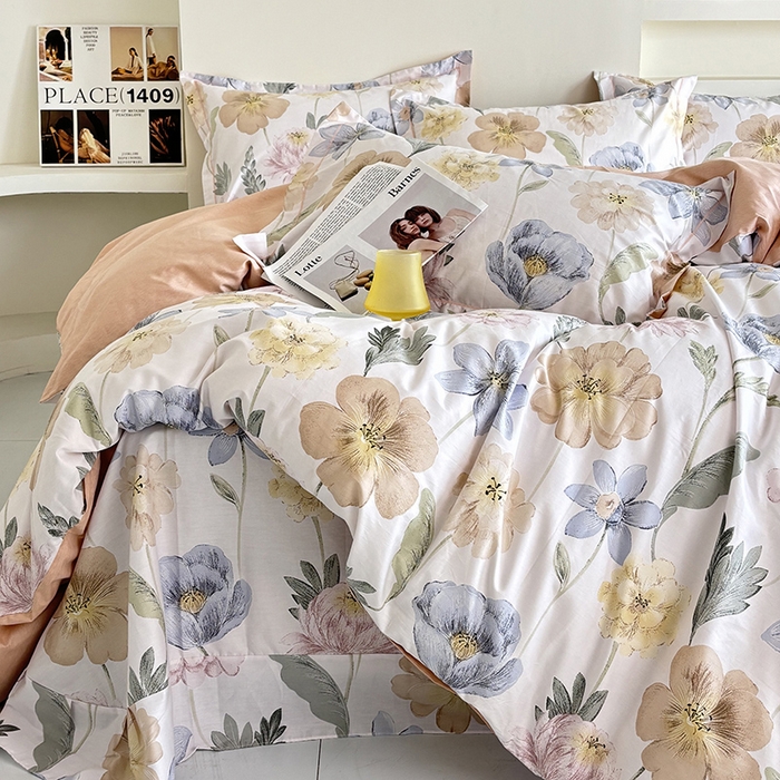 91家纺网 家纺一手货源 找家纺 （总）安逸家纺 13376 新款全棉床单四件套学生宿舍纯棉床单款三件套