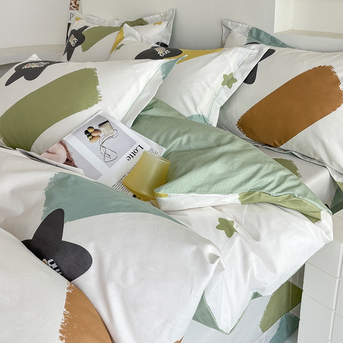 91家纺网 家纺一手货源 找家纺 （总）安逸家纺 13376 新款全棉床单四件套学生宿舍纯棉床单款三件套