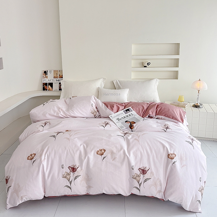 91家纺网 家纺一手货源 找家纺 （总）安逸家纺 13376 新款全棉被套被罩学生宿舍纯棉单被套