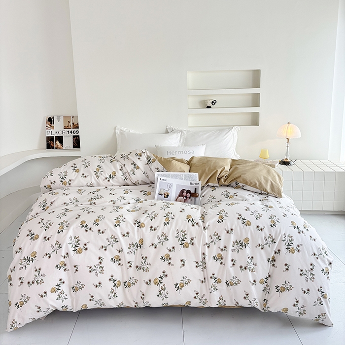 91家纺网 家纺一手货源 找家纺 （总）安逸家纺 13376 新款全棉被套被罩学生宿舍纯棉单被套