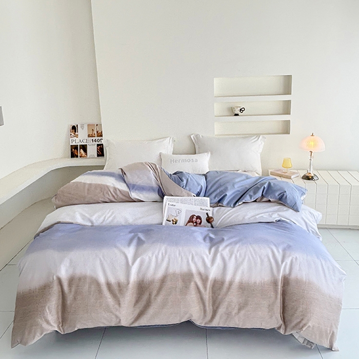 91家纺网 家纺一手货源 找家纺 （总）安逸家纺 13376 新款全棉被套被罩学生宿舍纯棉单被套