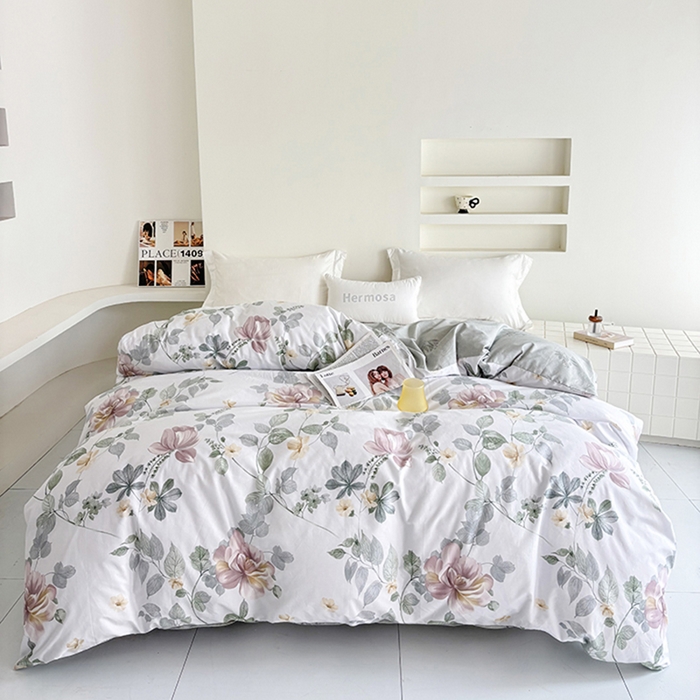 91家纺网 家纺一手货源 找家纺 （总）安逸家纺 13376 新款全棉被套被罩学生宿舍纯棉单被套