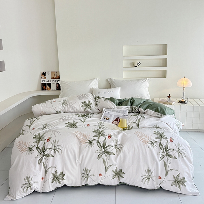 91家纺网 家纺一手货源 找家纺 （总）安逸家纺 13376 新款全棉被套被罩学生宿舍纯棉单被套