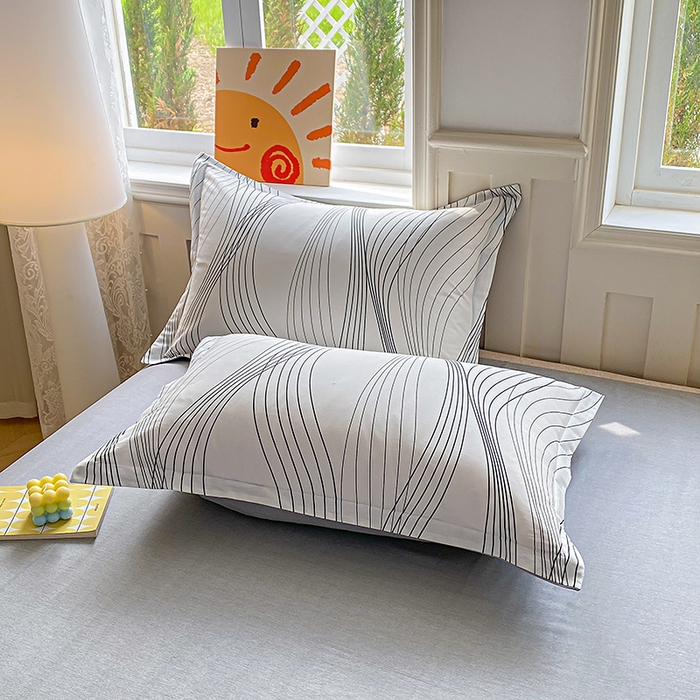 天之爱 2025新款全棉印花单枕套 生活旋律