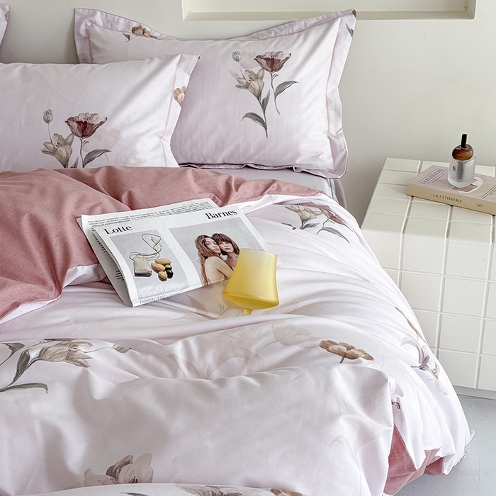 91家纺网 家纺一手货源 找家纺 （总）安逸家纺 13376 新款全棉床裙四件套床罩学生纯棉床裙款三件套