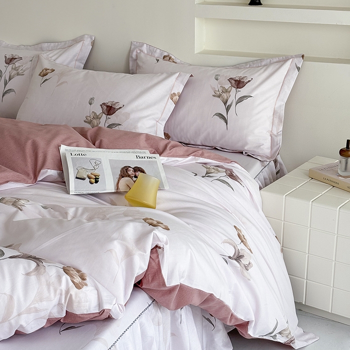 91家纺网 家纺一手货源 找家纺 （总）安逸家纺 13376 新款全棉床裙四件套床罩学生纯棉床裙款三件套