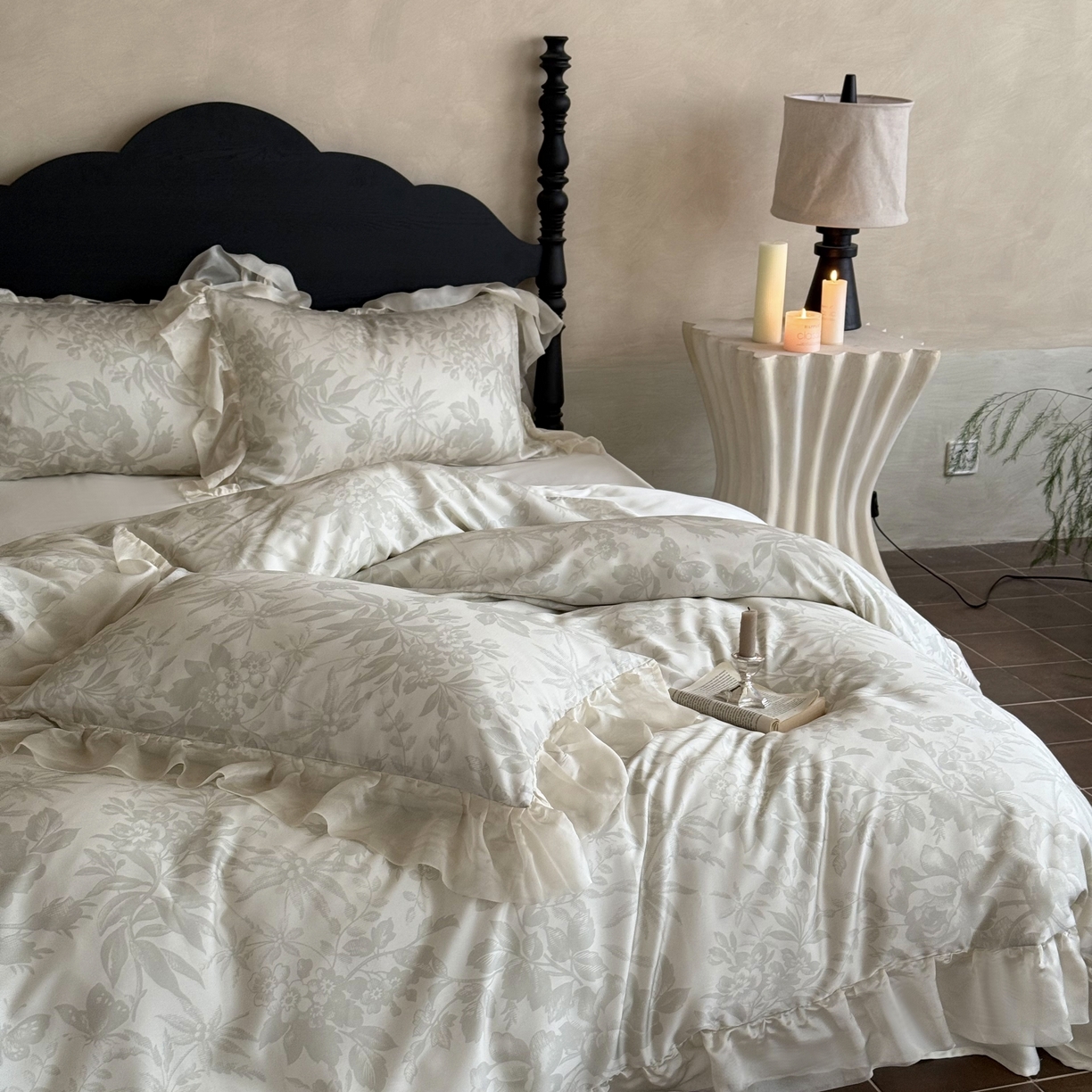 91家纺网 家纺一手货源 找家纺 （总）MIU缪家居 2025新款60S兰精天丝四件套--晨曦